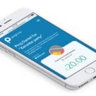 Smartphone with Barclays Pingit mobile payment app