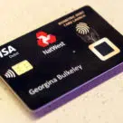 NatWest contactless bank card