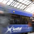 ScotRail train at platform
