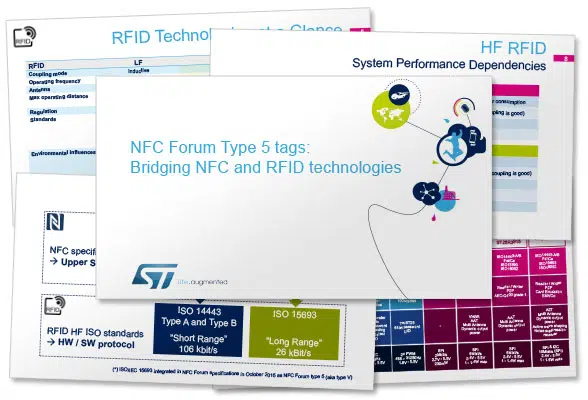 Slides from STMicroelectronics' NFC Type 5 webinar