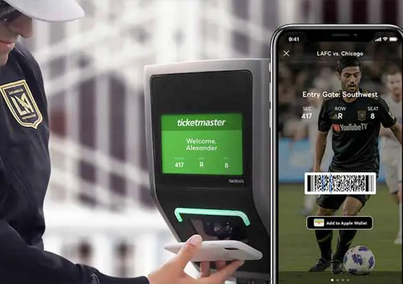 Phone and nfc ticket reader