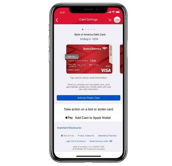 bank of america mobile wallet app