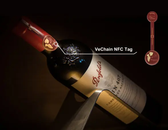 NFC wine bottle cap