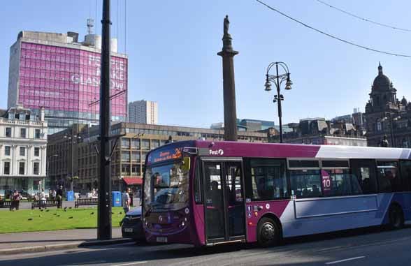 First Glasgow bus on road 