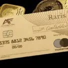 Raris 18-karat gold debit card