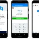 3 Smartphone screens showing Facebook Pay payments flow