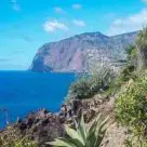 Sea and cliffs of the island of Madeira