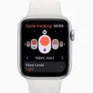 Apple Watch Connected app with cycle tracking