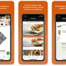 Screenshots of Amazon Go Grocery app