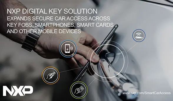 NXP announces NFC digital key solution for smart car access