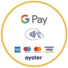 Google Pay contactless reader sticker for TfL/London Underground