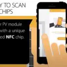 AE Solar NFC PV module for anti-counterfeiting