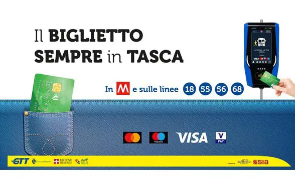 Gruppo Torinese Trasporti contactless travel