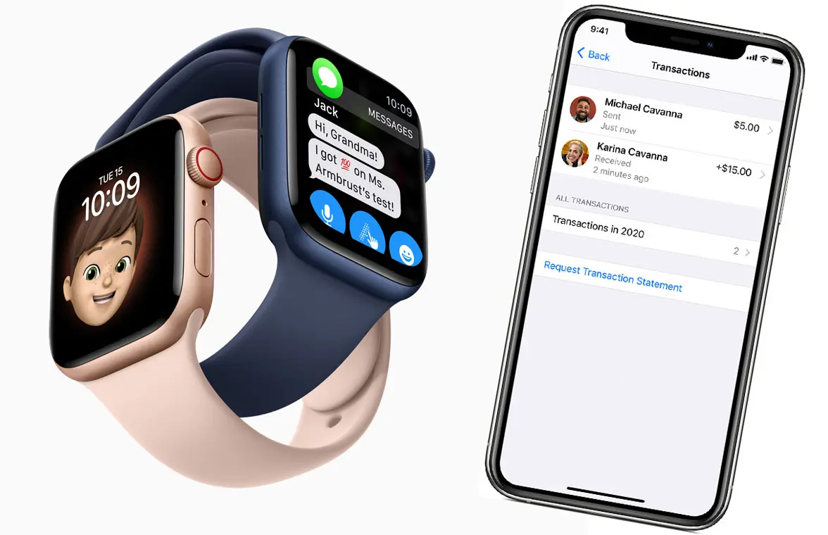 Apple Family Cash on iPhone with Apple Watch