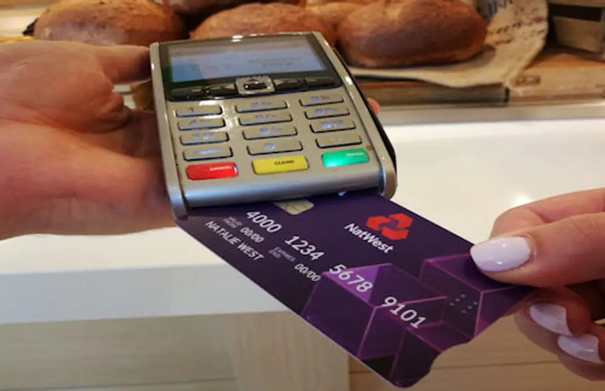 Cash withdrawal using a NatWest debit card 