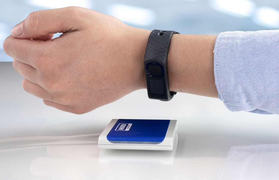 Nymi wristband with HID Global NFC for digital ID