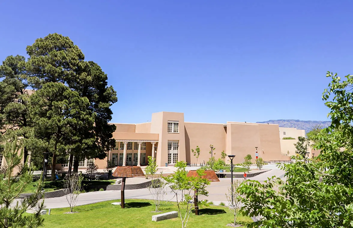 University of New Mexico Zimmerman library building