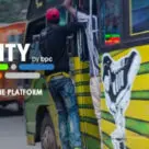 O-city M-pesa contactless minibus fare payments in Nairobi, Kenya