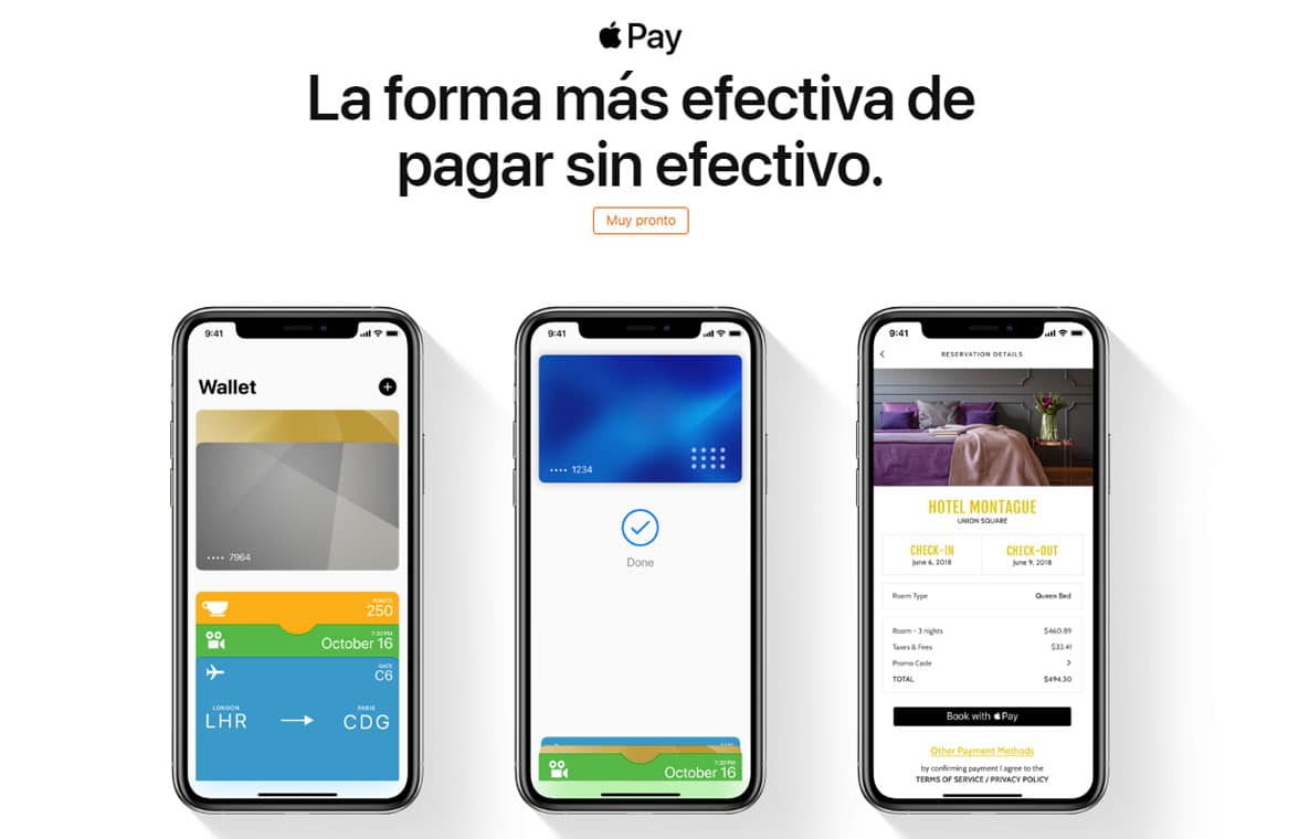 Apple Pay coming soon Mexico web page
