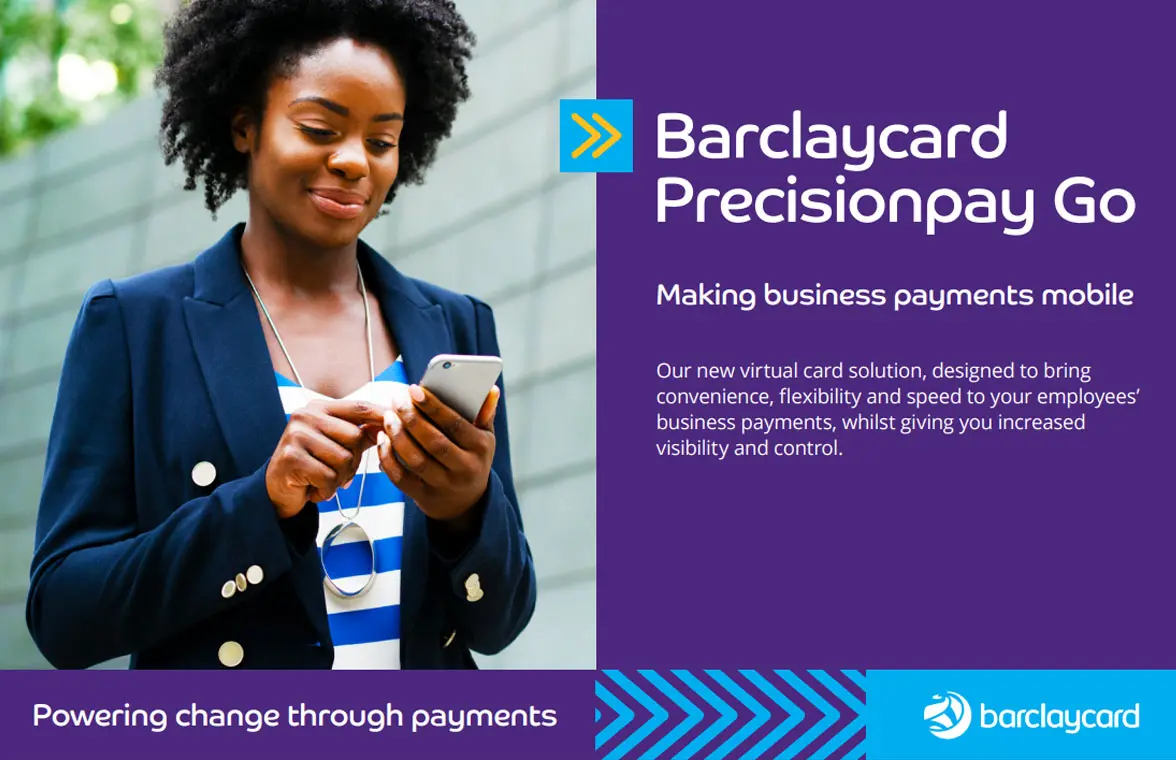 Barclaycard Precision Pay Go corporate digital card for business