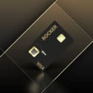 Rocker biometric payment card