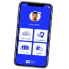 IATA digital travel pass on smartphone for contactless NFC ID