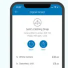 Barclays digital receipts on mobile phone