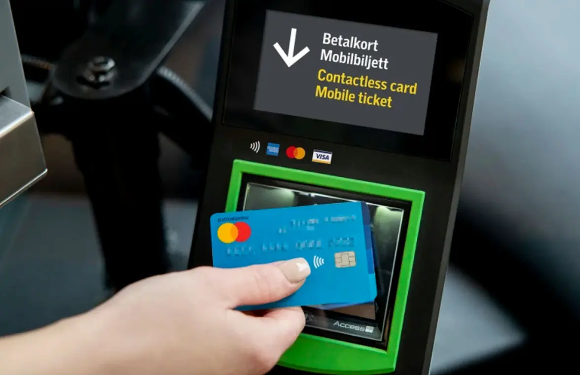 Contactless ticketing payment on Stockholm SL transit system