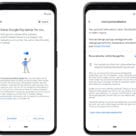 Google Pay on smartphones showing personalisation of transaction data
