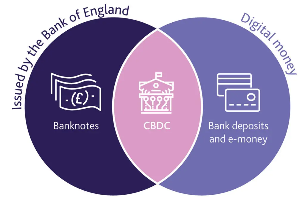 Bank of England central bank digital currency graphic