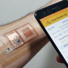 NFC smart bandage with smartphone