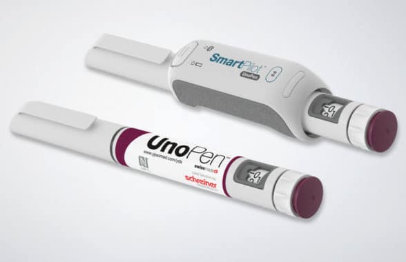 Ypsomed NFC autoinjectors for remote health monitoring