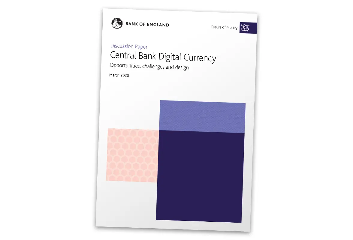 Covershot: The Bank of England's Central Bank Digital Currency discussion paper