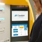 CaixaBank digital banking at ATM