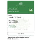Australia digital vaccination certificate