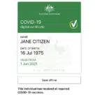 Australia digital vaccination certificate