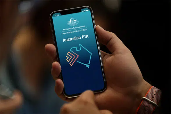 Australia's digital visa app lets travellers prove their identity by scanning their passport with an NFC phone.