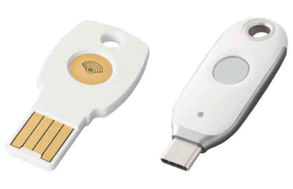 Google Titan Security Keys with NFC
