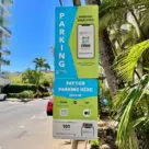 An on-site 'smart station' allows motorists to tap in to pay for their parking