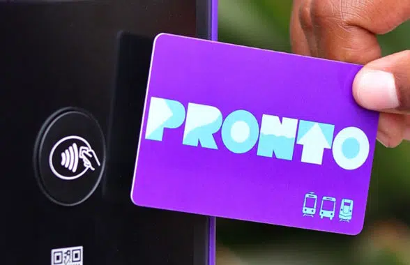 San Diego contactless Pronto transit card