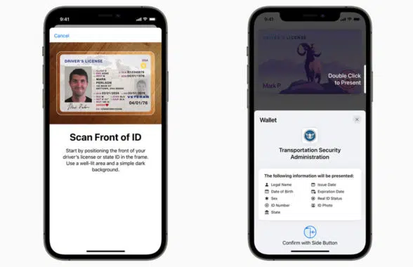 Apple Wallet with US digital driving licence signup