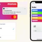Monzo virtual debit card payments on smartphone
