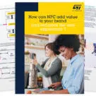Front cover of ST Microelectronics White Paper on how NFC can add value to your brand
