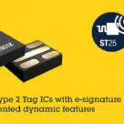 STMicroelectronics NFC Type 2 tag IC with privacy features and Augmented NDEF