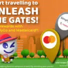 Singapore Transit Link unleash the gates open loop contactless fare payments campaign graphic