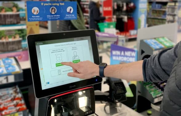 Asda age estimation technology screen to authorise age-restricted purchases using face