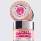 Clinique moisture surge skincare packaging with NFC for post-purchase customer engagement