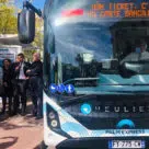 Cannes Palm Bus Express with open loop contactless bus ticketing