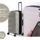 Stratic German luggage with NFC for product authentication and customer engagement