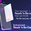 Touch n Go NFC top-up card for contactless fare, toll and parking payments in Malaysia